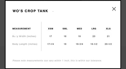 Womens Crop Top Tank Tops